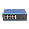 Haldamata kommutaator DIGITUS DN-651147 8+2-port Fast Ethernet PoE 1 Gbit/s