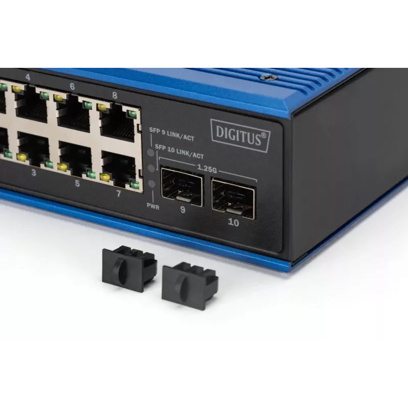 Haldamata switch DIGITUS DN-651150 8 Gigabit Ethernet porti 2 SFP moodulit