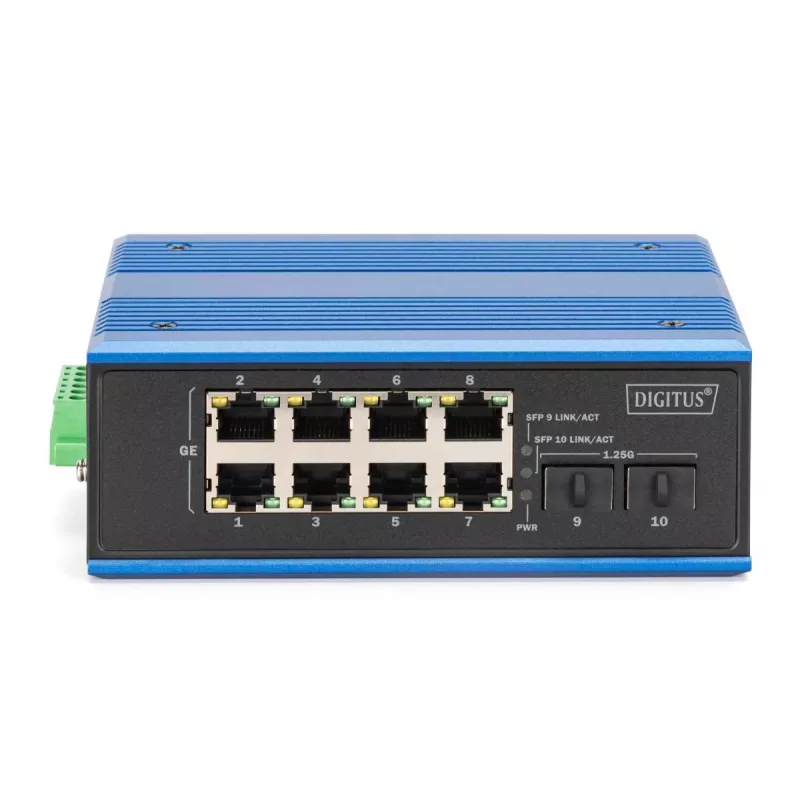 Haldamata switch DIGITUS DN-651150 8 Gigabit Ethernet porti 2 SFP moodulit