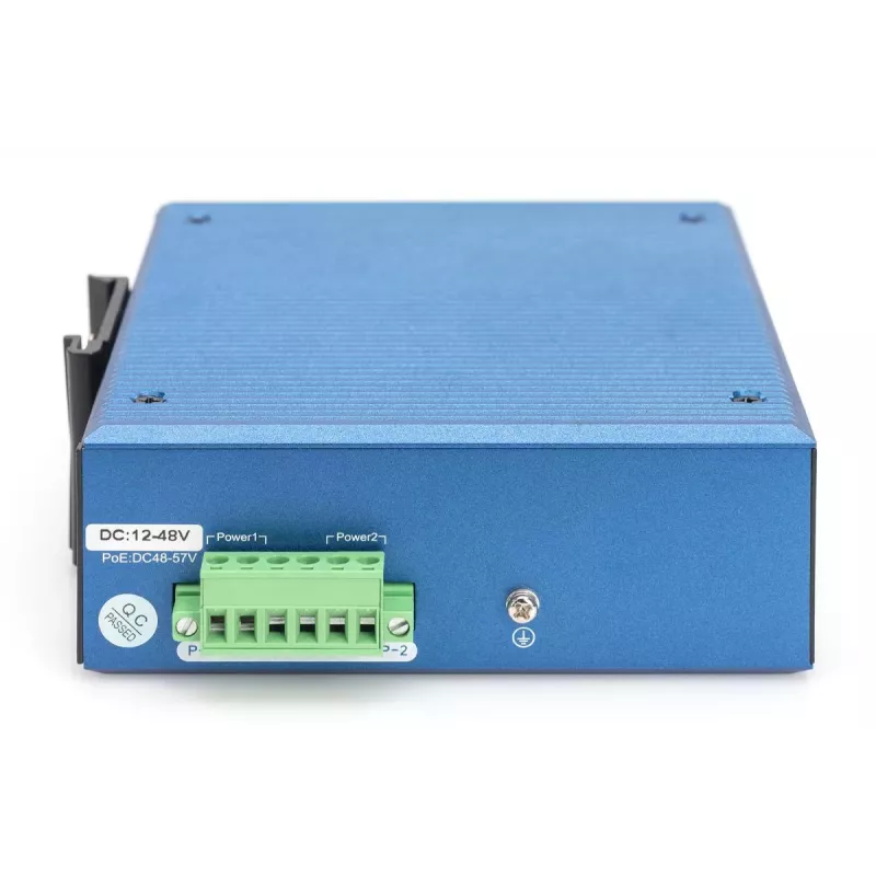 DIGITUS Industrial 8+2 Port L2 Managed Gigabit Ethernet Switch 8x GE RJ45 + 2 SFP Port