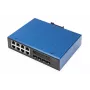 DIGITUS Industrial 8+4SFP+Port L2 managed Gigabit Ethernet POE Switch 8x GE RJ45 +4 SFP+ Port PoE