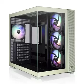 PC-korpus Thermaltake View 380 TG ARGB Midi Tower Roheline