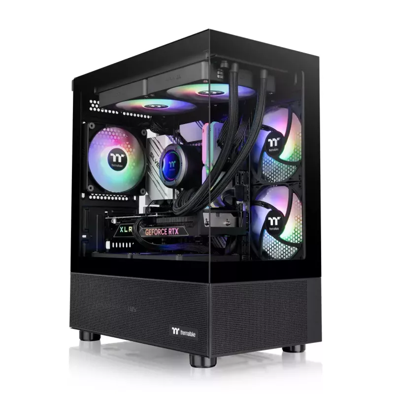 Arvutikorpus Thermaltake View 170 TG ARGB Micro Tower Must