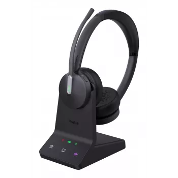 Yealink WH64 Dual UC peakomplekt, juhtmevaba, 20 - 20000 Hz, kontor/kõnekeskus, 151 g, peakomplekt, must