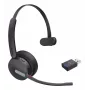 Yealink WH64 Hybrid Mono UC peakomplekt, juhtmevaba peakomplekt, peaside, kontor/kõnekeskus, Micro-USB, Bluetooth, must