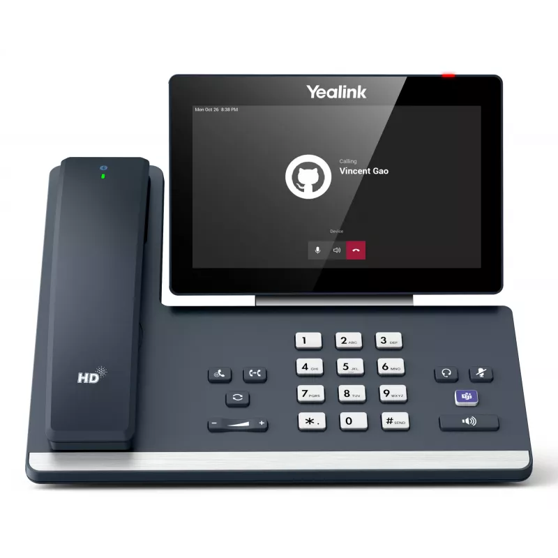 Yealink MP58-WH E2 Teams, IP-telefon, hall, juhtmega telefonitoru, LCD, 17,8 cm (7 tolli), 1024 x 600 pikslit