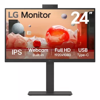 LG 24BA850-B arvutikuvar 60.5 cm (23.8 tolli) 1920 x 1080 pikslit Full HD Must