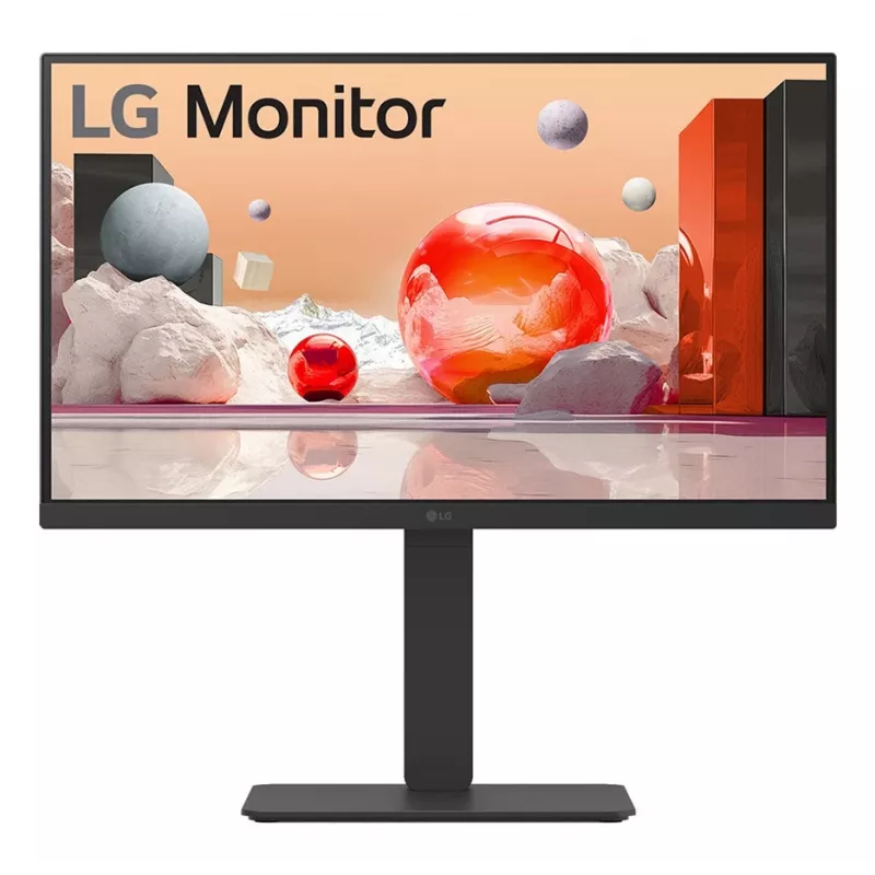 LG 24BA850-B arvutikuvar 60.5 cm (23.8 tolli) 1920 x 1080 pikslit Full HD Must
