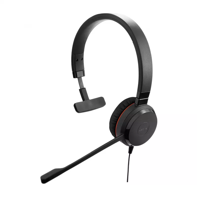 Jabra Evolve 20SE UC Mono, juhtmega, kontor/kõnekeskus, 150 - 7000 Hz, 142 g, peakomplekt, must
