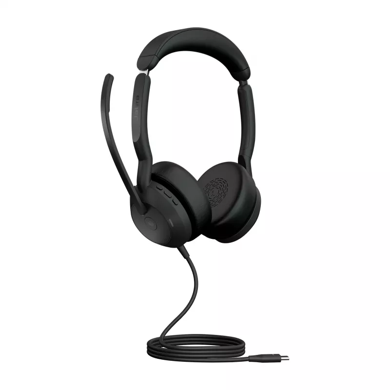 Jabra Evolve2 50 - USB-C MS Stereo, juhtmega, 20 - 20000 Hz, kontor/kõnekeskus, 127 g, kõrvaklapid, must