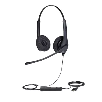 Jabra BIZ 1500 Duo USB, juhtmega, 20 - 6800 Hz, kontor/kõnekeskus, 116 g, peakomplekt, must