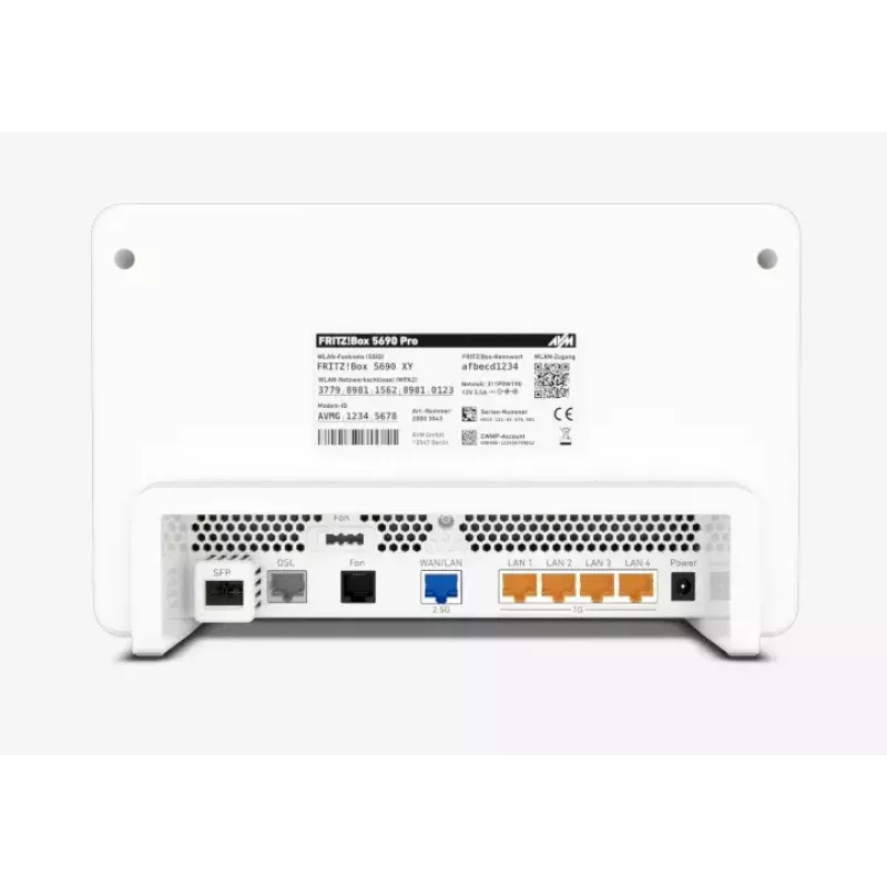 Box 5690 Pro juhtmevaba ruuter Gigabit Ethernet kolmeribaline (2,4 GHz / 5 GHz / 5 GHz) valge