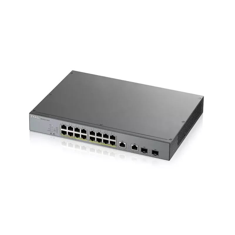 Zyxel GS1350-18HP-EU0101F võrgukommutaator Hallatav L2 Gigabit Ethernet (10/100/1000) Toide üle Etherneti (PoE) Hall