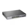 Zyxel GS1350-18HP-EU0101F võrgukommutaator Hallatav L2 Gigabit Ethernet (10/100/1000) Toide üle Etherneti (PoE) Hall