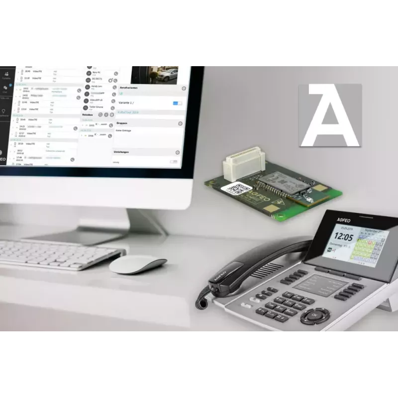 AGFEO ST 56 Silver LCD IP-telefon