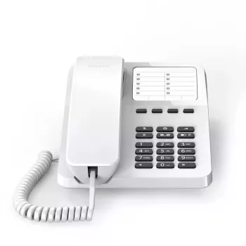 Analoogtelefon Gigaset DESK 400 Valge Juhtmega telefonitoru 10 telefoniraamatu kannet