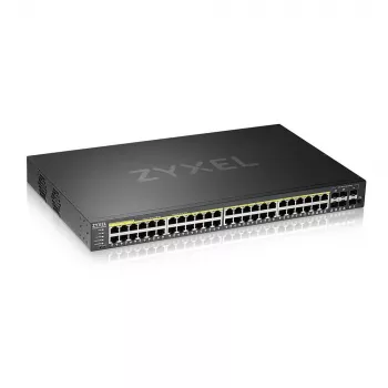 Zyxel GS2220-50HP-EU0101F võrgulüliti hallatav L2 Gigabit Ethernet (10/100/1000) Power over Ethernet (PoE) Must