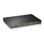 Zyxel GS2220-50HP-EU0101F võrgulüliti hallatav L2 Gigabit Ethernet (10/100/1000) Power over Ethernet (PoE) Must