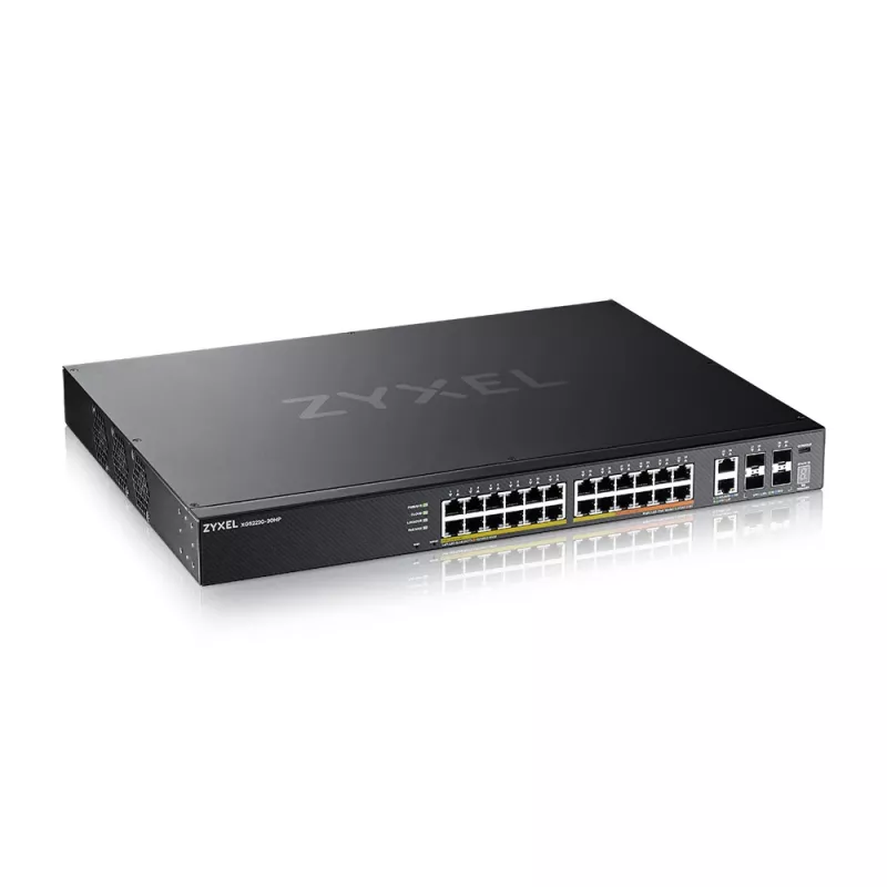 Zyxel XGS2220-30HP hallatav L3 Gigabit Ethernet (10/100/1000) Power over Ethernet (PoE) must