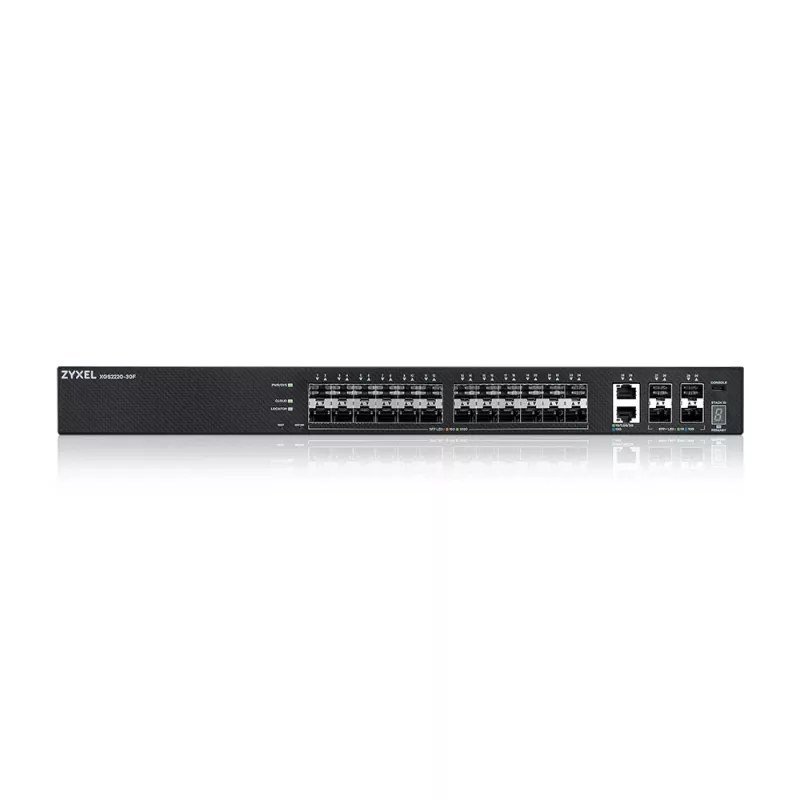 Hallatav kommutaator Zyxel XGS2220-30F L3 24 SFP 4 SFP+ 168 Gbit/s