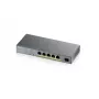 Zyxel GS1350-6HP-EU0101F võrgukommutaator Hallatav L2 Gigabit Ethernet (10/100/1000) Power over Ethernet (PoE) Hall