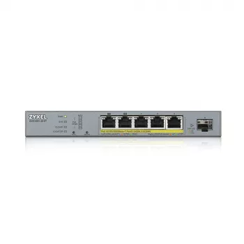 Zyxel GS1350-6HP-EU0101F võrgukommutaator Hallatav L2 Gigabit Ethernet (10/100/1000) Power over Ethernet (PoE) Hall