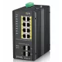 Zyxel RGS200-12P hallatav L2 Gigabit Ethernet (10/100/1000) toitega üle Etherneti (PoE) must