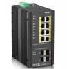 Zyxel RGS200-12P hallatav L2 Gigabit Ethernet (10/100/1000) toitega üle Etherneti (PoE) must