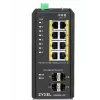 Zyxel RGS200-12P hallatav L2 Gigabit Ethernet (10/100/1000) toitega üle Etherneti (PoE) must