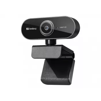 Sandberg USB veebikaamera Flex 1080P HD, 2 MP, 1920 x 1080 pikslit, Full HD, 30 kaadrit sekundis, USB, must
