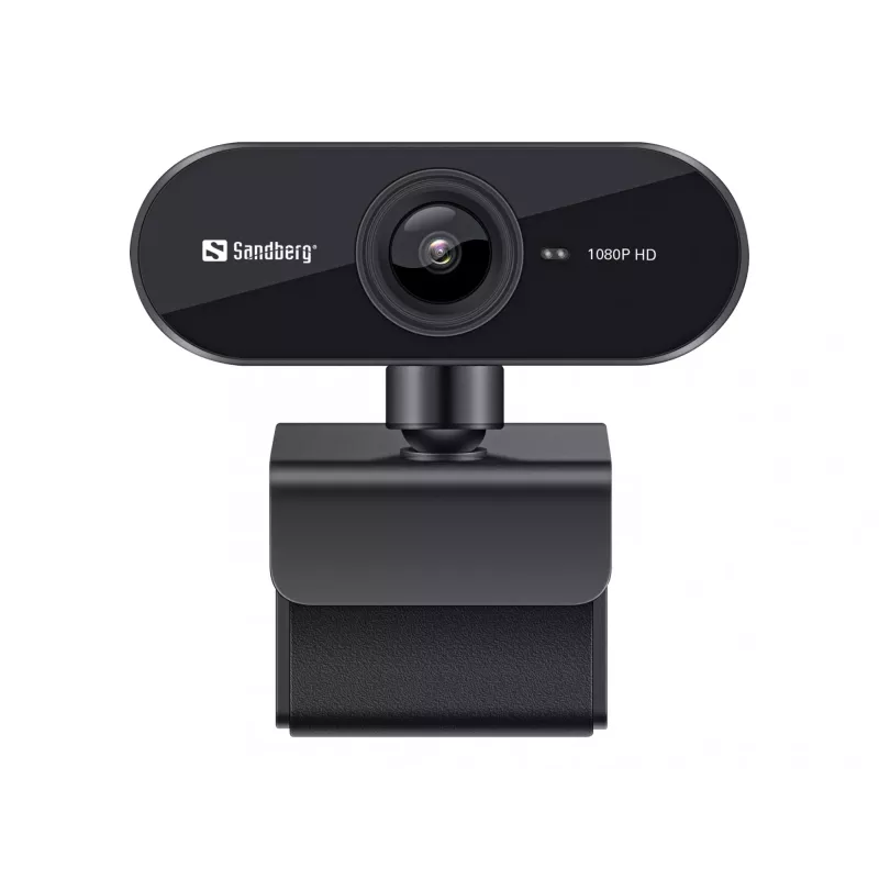 Sandberg USB veebikaamera Flex 1080P HD, 2 MP, 1920 x 1080 pikslit, Full HD, 30 kaadrit sekundis, USB, must