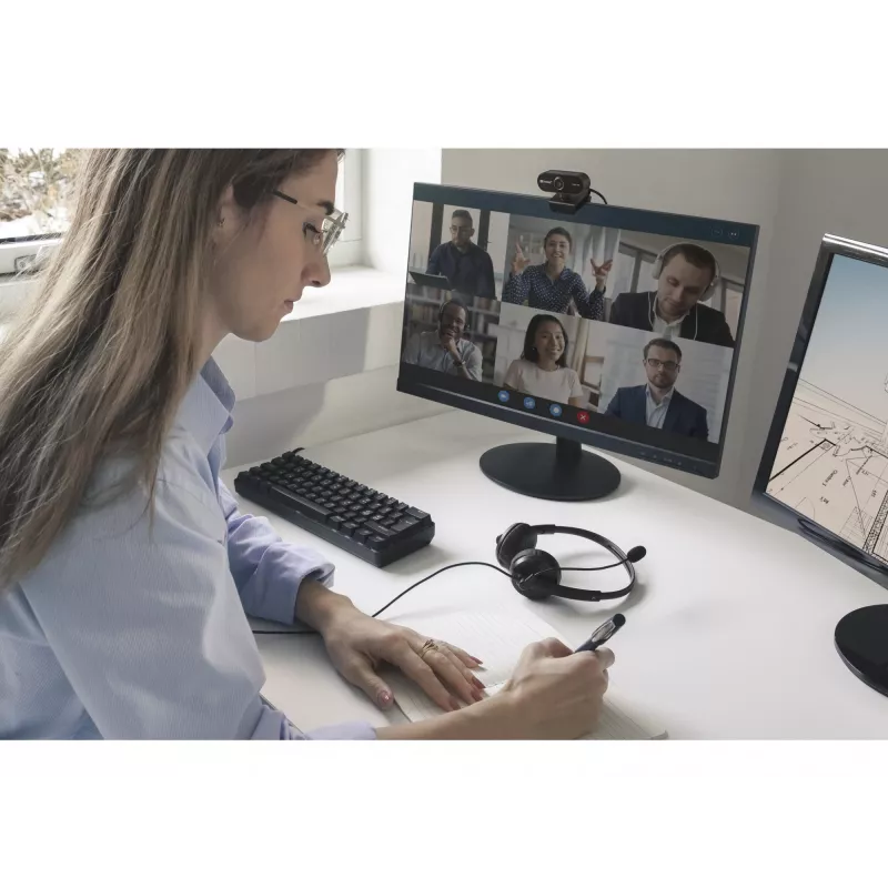 Sandberg USB veebikaamera Flex 1080P HD, 2 MP, 1920 x 1080 pikslit, Full HD, 30 kaadrit sekundis, USB, must