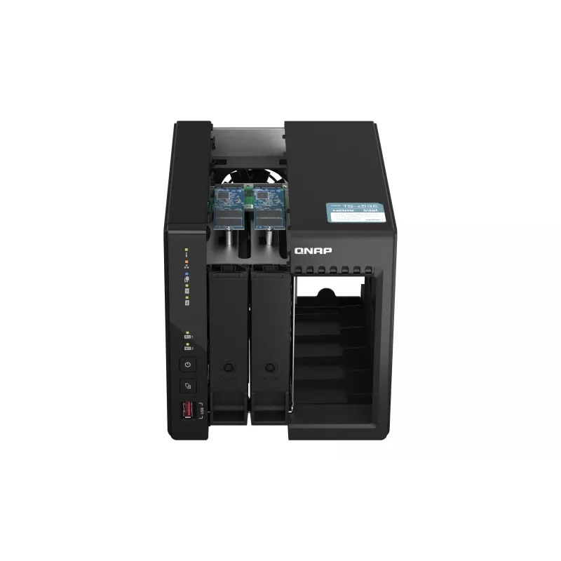 QNAP TS-253E NAS Tower Intel® Celeron® J6412 8 GB 0 TB QNAP QTS Must
