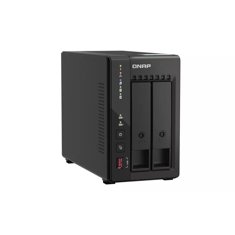 QNAP TS-253E NAS Tower Intel® Celeron® J6412 8 GB 0 TB QNAP QTS Must