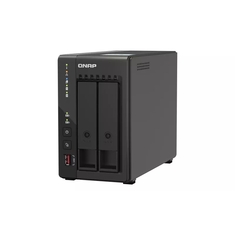 QNAP TS-253E NAS Tower Intel® Celeron® J6412 8 GB 0 TB QNAP QTS Must