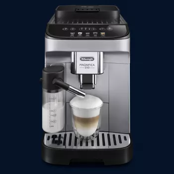 Espressomasin De’Longhi Magnifica ECAM 290.61.SB — täisautomaatne, 1,8 l veepaak, puutejuhtimine, 1450 W, hõbedane