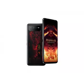 ASUS ROG Phone 6 Diablo Immortal Edition 17,2 cm (6,78 tolli) Dual SIM Android 12 5G USB Type-C 16 GB 512 GB 6000 mAh Must, Punane