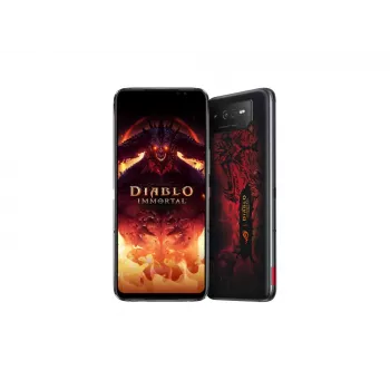 ASUS ROG Phone 6 Diablo Immortal Edition 17,2 cm (6,78 tolli) Dual SIM Android 12 5G USB Type-C 16 GB 512 GB 6000 mAh Must, Punane