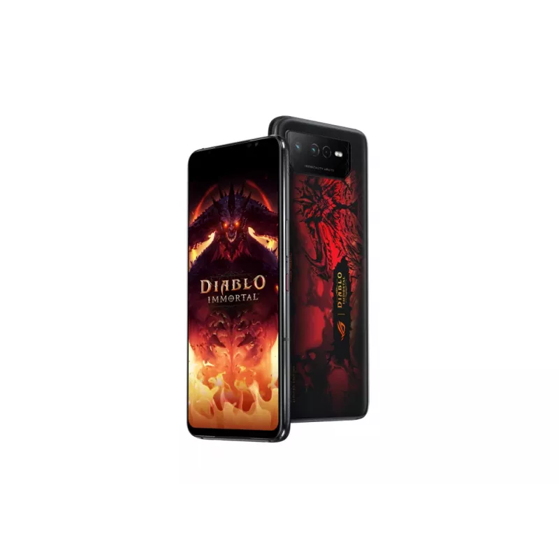 ASUS ROG Phone 6 Diablo Immortal Edition 17,2 cm (6,78 tolli) Dual SIM Android 12 5G USB Type-C 16 GB 512 GB 6000 mAh Must, Punane