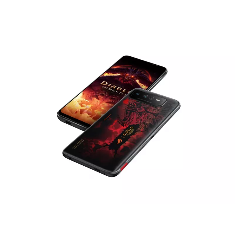 ASUS ROG Phone 6 Diablo Immortal Edition 17,2 cm (6,78 tolli) Dual SIM Android 12 5G USB Type-C 16 GB 512 GB 6000 mAh Must, Punane