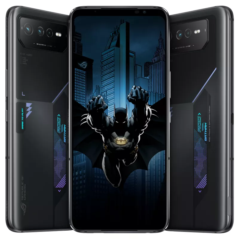 ASUS ROG Phone 6D Batman Edition, 12 GB/256 GB, 6,78 tolli, Night Black