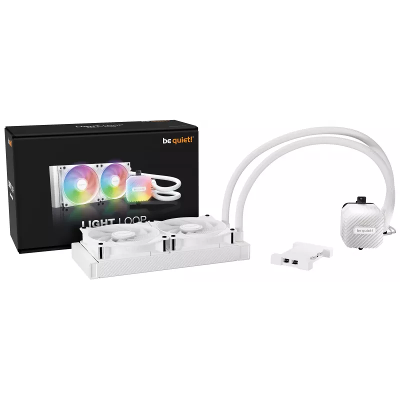 be quiet! LIGHT LOOP 240mm valge Protsessor Kõik-ühes vedelikjahutus 12 cm 1 tk