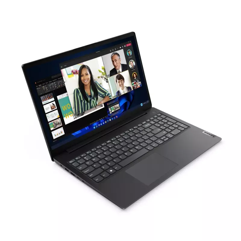 Sülearvuti Lenovo V V15 AMD Ryzen 5 7520U, 15,6 tolli Full HD, 16 GB LPDDR5, 512 GB SSD, AMD Radeon 610M, Windows 11 Pro, must