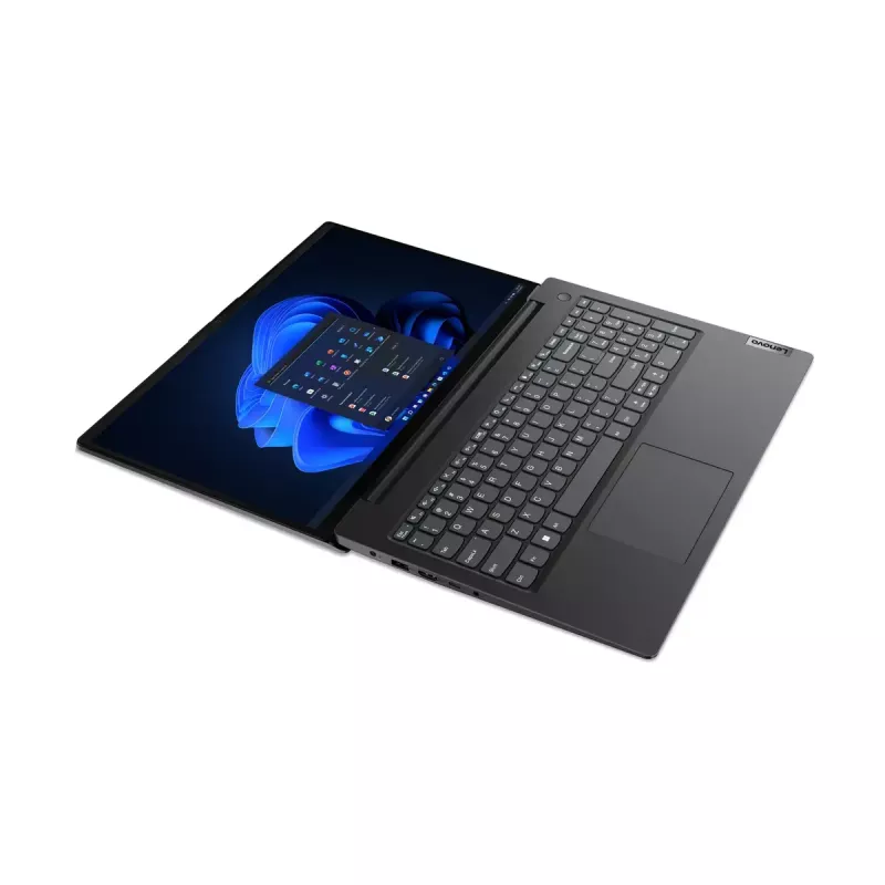 Sülearvuti Lenovo V V15 AMD Ryzen 5 7520U, 15,6 tolli Full HD, 16 GB LPDDR5, 512 GB SSD, AMD Radeon 610M, Windows 11 Pro, must