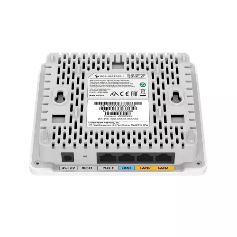 Juhtmevaba pääsupunkt Grandstream GWN7603 2.4/5 GHz 802.11ac, 2x2 MIMO, 4x LAN, PoE, 16 SSIDd