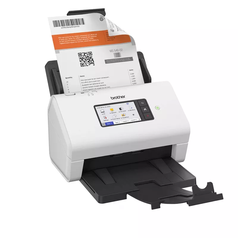 Brother ADS-4900W skanner ADF + lehtedega skanner 600 x 600 DPI A4 must, valge