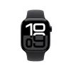 Nutikell Apple Watch Series 10 GPS 42mm Jet Black alumiiniumkorpus musta spordirihmaga - S/M