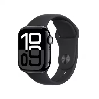 Nutikell Apple Watch Series 10 GPS 42mm Jet Black alumiiniumkorpus musta spordirihmaga - S/M