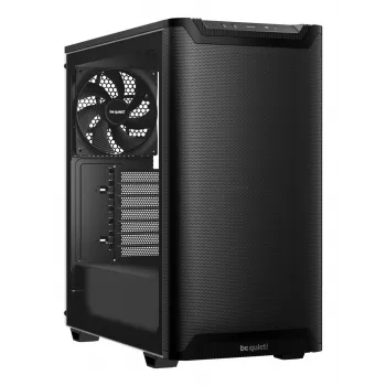PC case bequiet! PURE BASE 501 Airflow Window MIDI Tower — ATX, karastatud klaas, 3x140/240mm tugi, 2x3,5 tolli + 5x2,5 tolli, USB-A x2, USB-C x1