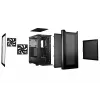 PC case bequiet! PURE BASE 501 Airflow Window MIDI Tower — ATX, karastatud klaas, 3x140/240mm tugi, 2x3,5 tolli + 5x2,5 tolli, USB-A x2, USB-C x1